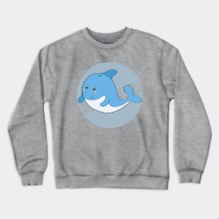 A cute whale Crewneck Sweatshirt